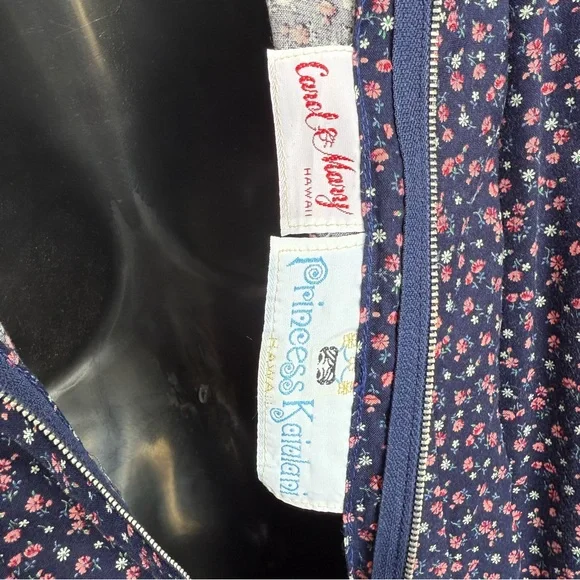 Princess Kaiulani Carol & Mary MuuMuu Hawaiian Dress Victorian Cottage Fits 2-4 - Picture 9 of 9